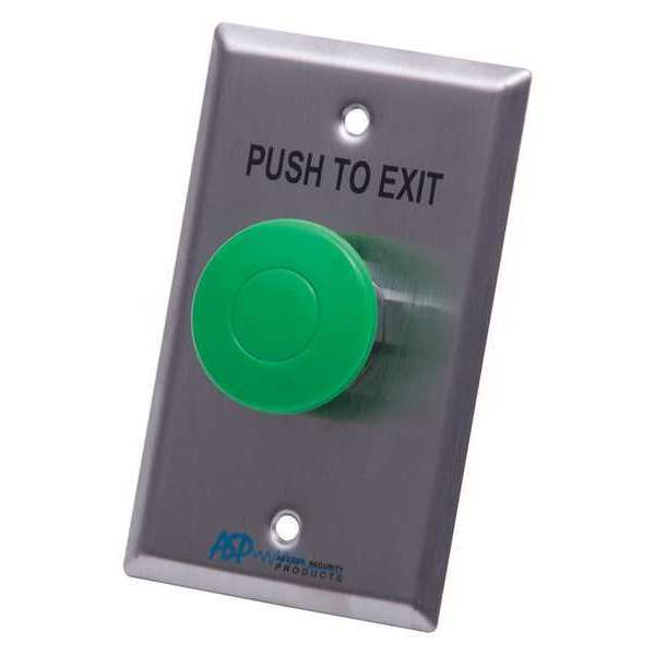 Alarm Controls Adjust Delay Push Button Pnu Green ASP-14