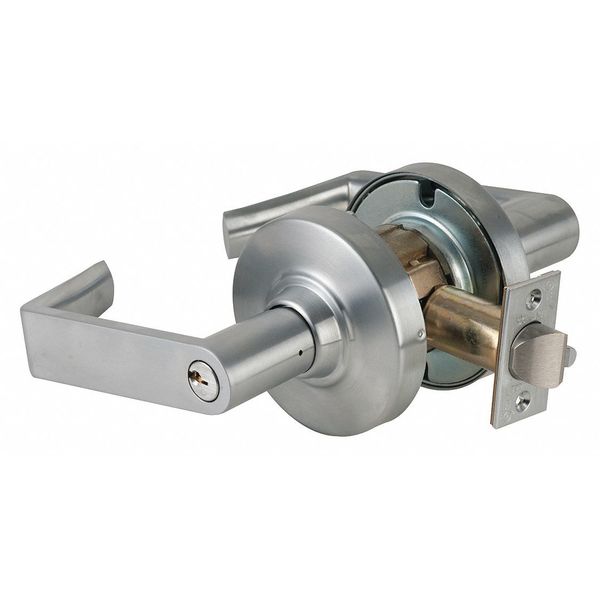 Schlage Lever Lockset, Mechanical, Entrance, Grd. 1 ND92PD RHO 626