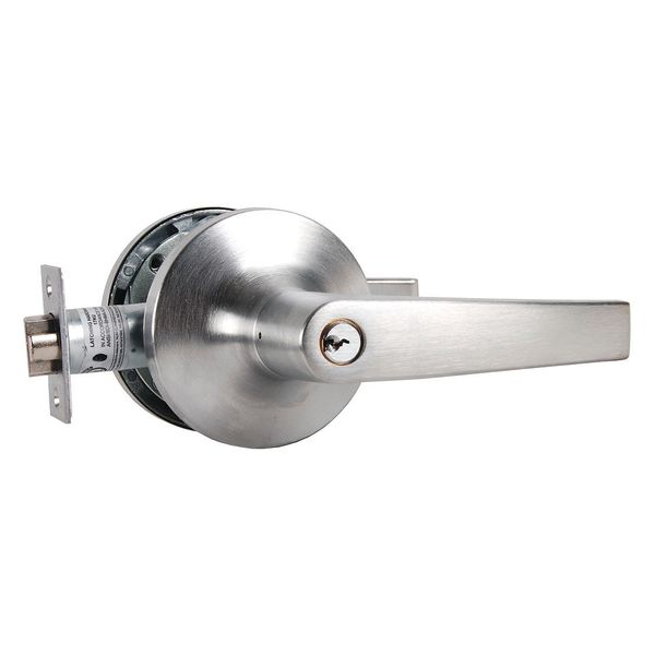 Yale Grade 1 cyl lever latchset. Satin Chrome MO5405LN 626