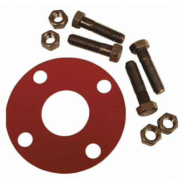 Jones Stephens Red Rubber Full Face Kit, 6" G51106