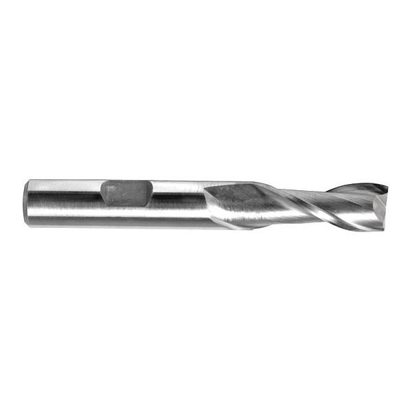 Melin Tool Co Hss Stub GP End Mill Sq 1-1/4"X3/4, Number of Flutes: 2 AS-1640