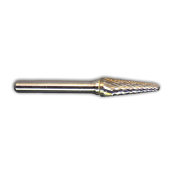 Melin Tool Co Carbide Bur, 3/8", 14 deg., Includd Cone Dc SL-3DC