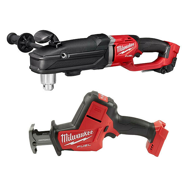 Milwaukee Tool RA Drill and Reciprocating Saw 2809-20, 2719-20