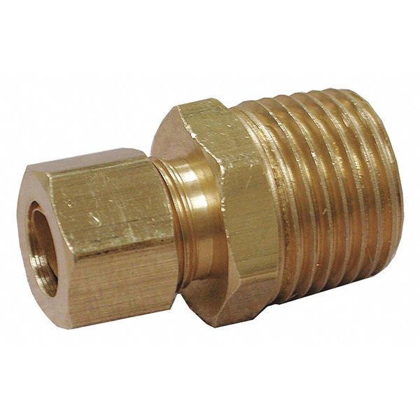 Jones Stephens Brass Lead Free Connector, Compression x Male Connector C74065LF