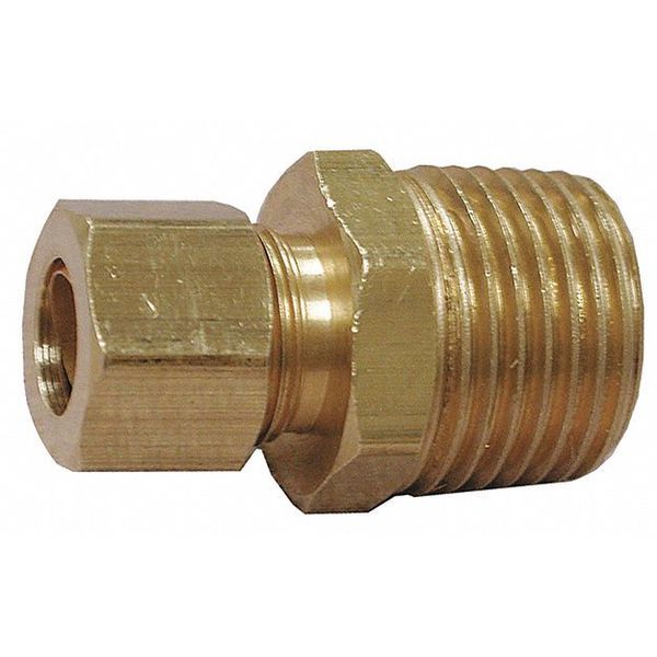 Jones Stephens Brass Lead Free Connector, Compression x Male Connector C74073LF