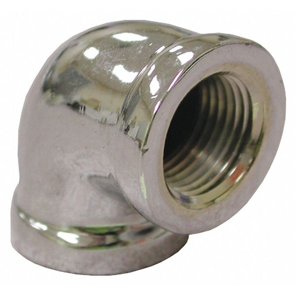 Jones Stephens Chrome Plated Bronze Elbow, 1/2", 90 deg. B50002LF