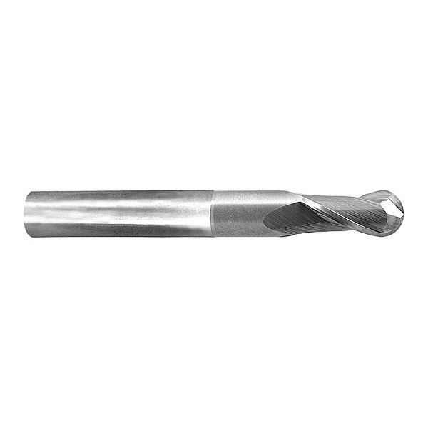 Melin Tool Co Carbide GP End Mill Ball 3/8X1-1/2, Number of Flutes: 2 AMGN-1212-2B-ALTIN