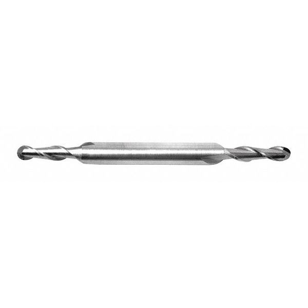 Melin Tool Co End Mill, Hss, GP, Ball, 1/16" x 3/16 B-602-B