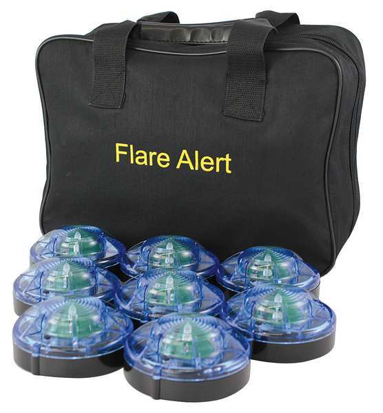Flarealert LED Road Flare Kit, 1 Watt, Blue B8BBP2ONLY