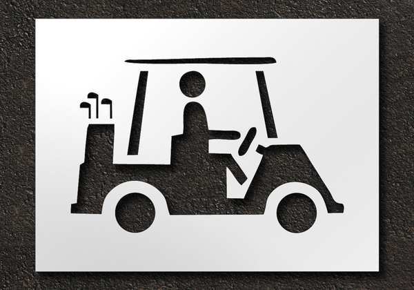 Rae Golf Course Stencil, Cart Logo, 16 in STL-116-75604