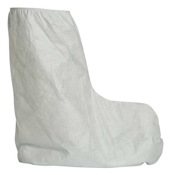 Dupont Shoe Covers, M, White, PK100 NG456SWHMD010000