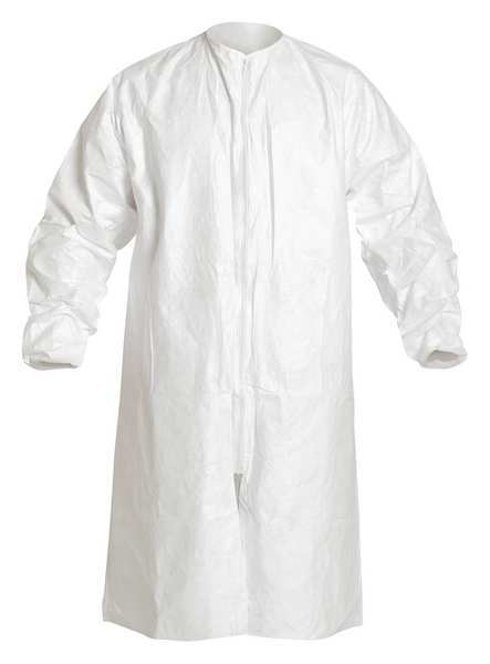 Dupont Disposable Frock, 3XL, White, PK30 IC264SWH3X00300C
