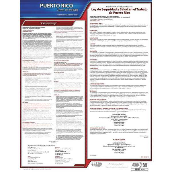 Jj Keller Labor Law Poster, State Labor Law, PR 200-PR