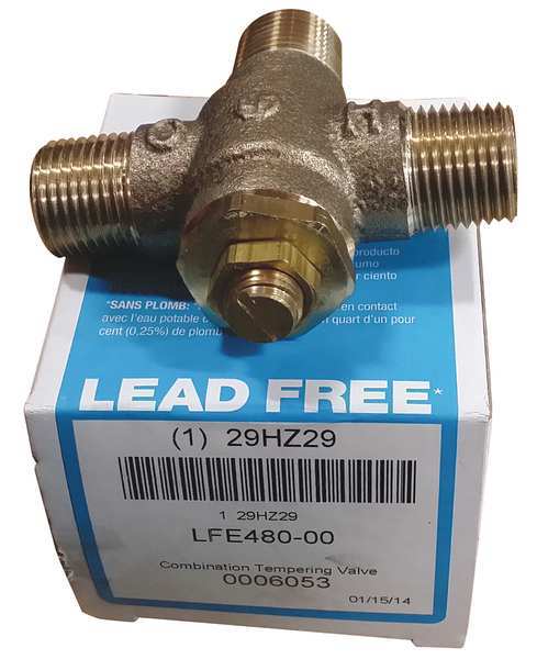 Powers Thermostatic Mixing Valve, 3/8 in. LFE480-10