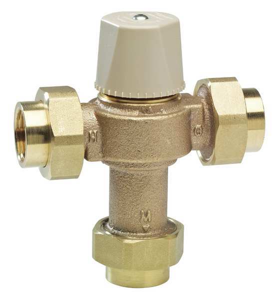 Watts Thermostatic Mixing Valve, 1/2 in. LFMMV-M1-UT