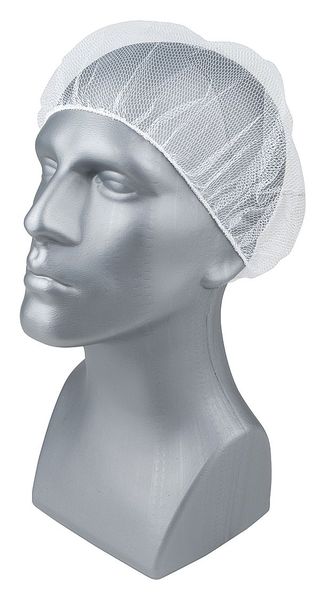 Condor Hairnet, White, Nylon, PK100 29JW43