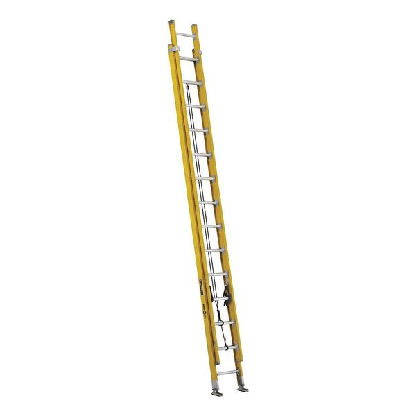 Louisville 28 ft Fiberglass Extension Ladder, 375 lb Load Capacity FE4228HD