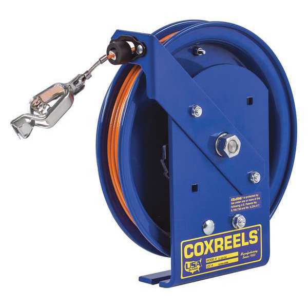 Coxreels Cable Reel, 50 ft., Spring Return Drive EZ-SD-50