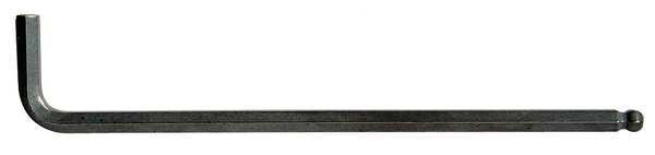 Eklind Metric Plain Ball Hex Key, 10 mm Tip Size, 8 45/64 in Long, 1 35/64 in Short 19720