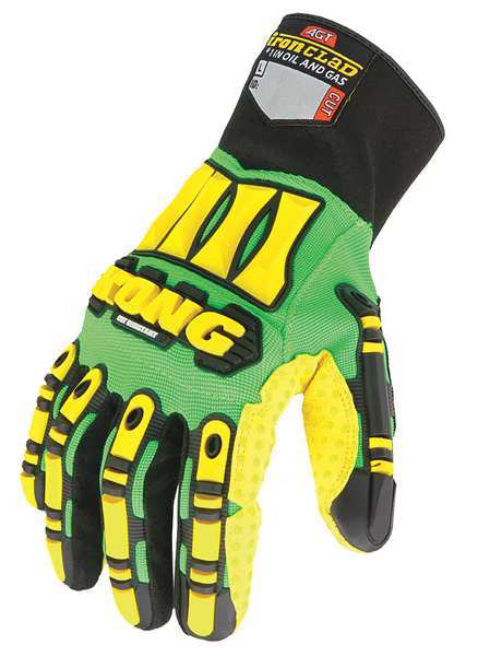 Ironclad Performance Wear Cut Resistant Coated Gloves, 4 Cut Level, PVC, L, 1 PR SDXC-04-L