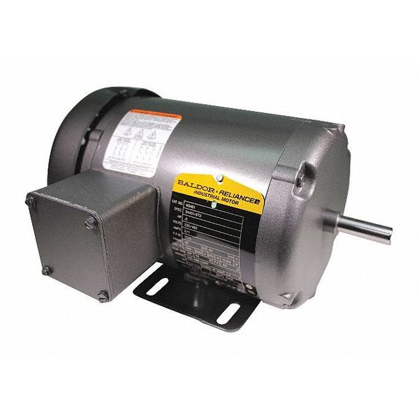 Baldor-Reliance 3-Phase General Purpose Motor, 1/2 HP, 48 Frame, 230/460V AC Voltage, 1,725 Nameplate RPM M3461