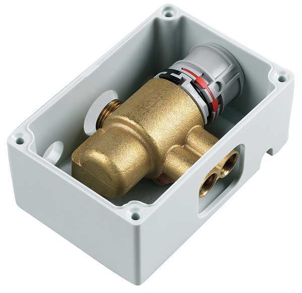 American Standard Thermostatic Mixing Valve, Brass, 70 psi 605XTMV1070