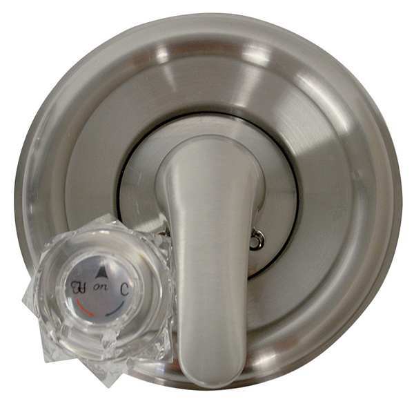 Danco Shower Trim Kit 7-1/2", Plastic, Brushed Nickel 9D00010004