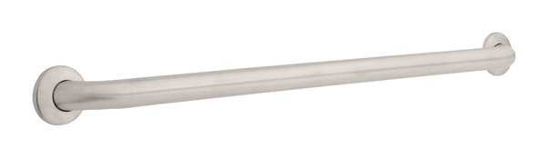 Franklin Brass 1-1/8" L, Concealed Wall Mount, Stainless Steel, Grab Bar, Stainless steel 5636