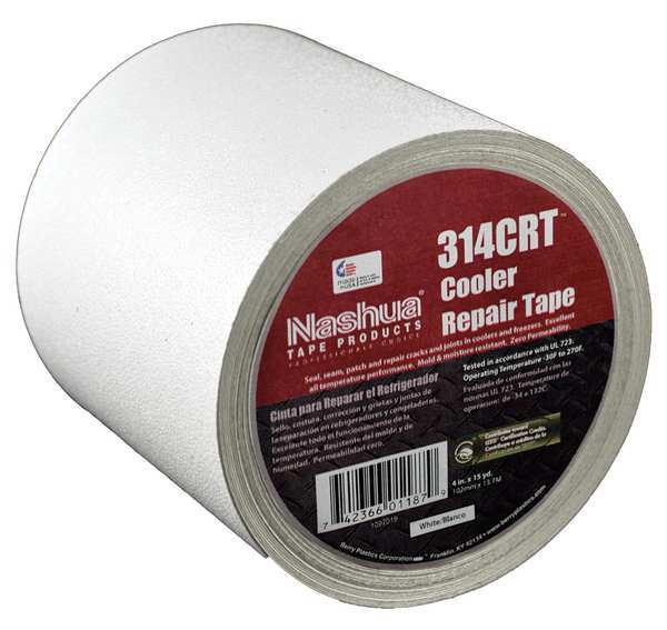 Nashua Foil Tape, 4 in. x 15 yd., White 314