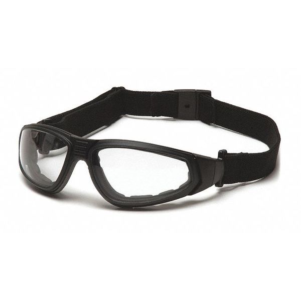 Pyramex Safety Goggles, Clear Anti-Fog, Anti-Static, Scratch-Resistant Lens, XSG Series GB4010ST