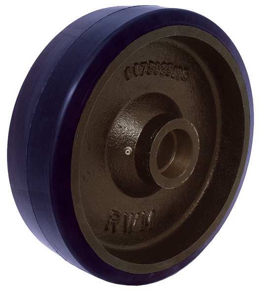Zoro Select Caster Wheel, Polyurethane, 8 in., 2500 lb. UIR-0830-12