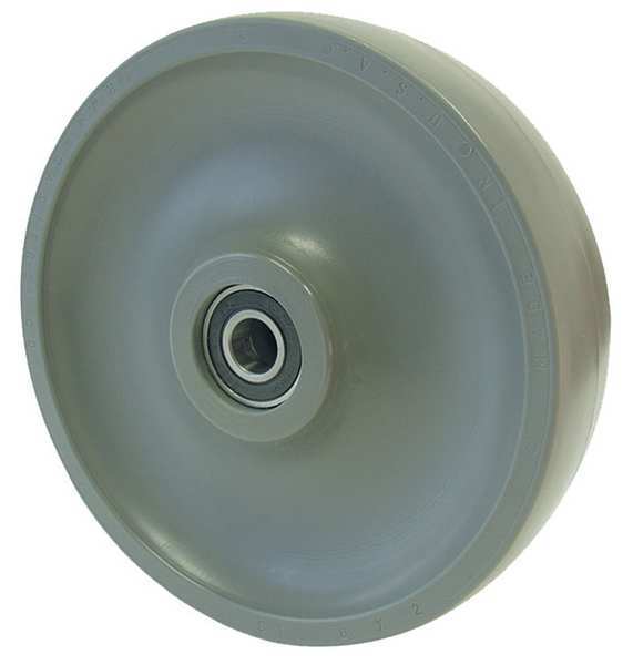 Zoro Select Caster Wheel, Elastomer, 5 in. Dia., 1200lb GTB-0520-08