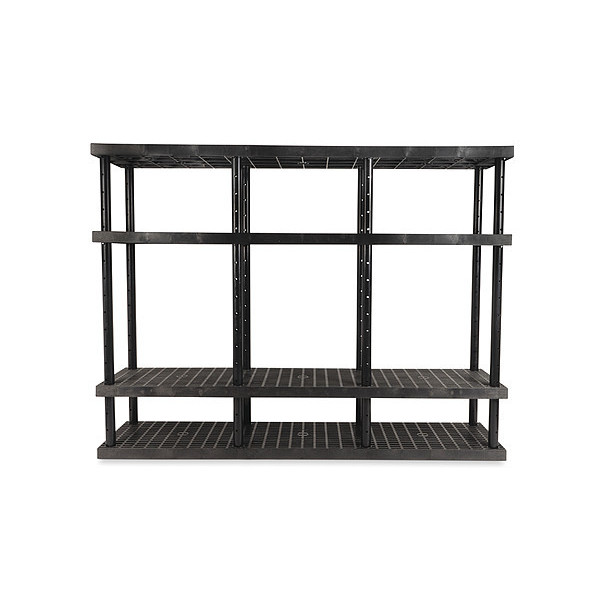 Spc Industrial Dura-Shelf, Adjustable, 96 x 24, 72" H AS9624X4