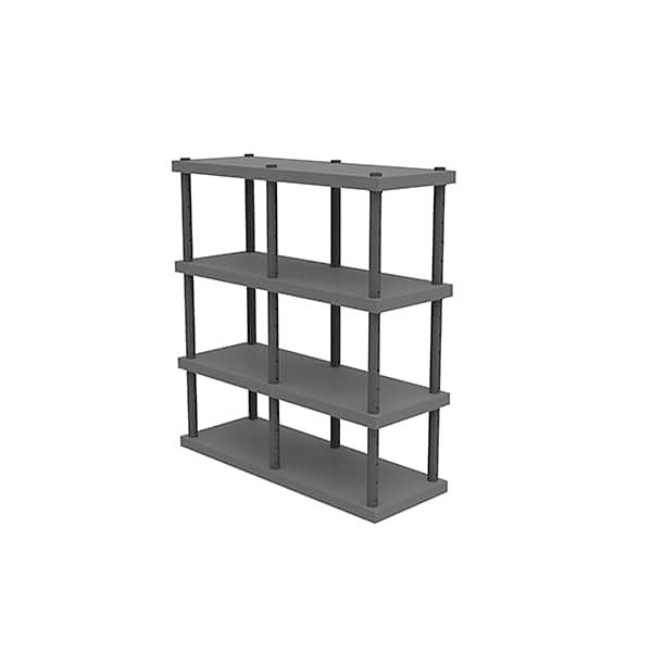 Spc Industrial Dura-Shelf, Adjustable, Solid 66 24 72 H AST6624X4