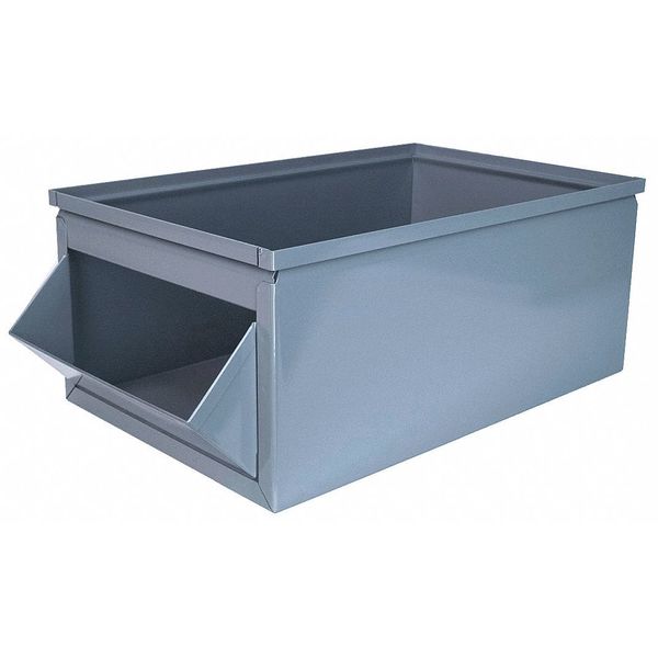 Stackbin 100 lb Storage Bin, Steel, 15 in W 1-804