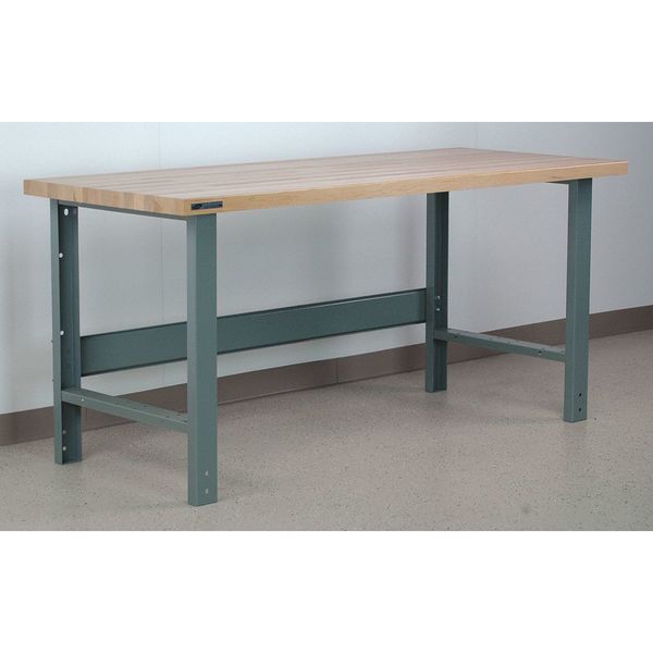 Stackbin Workbenches, 48" W, 34" Height, 3500 lb., Pedestal A4830-3500