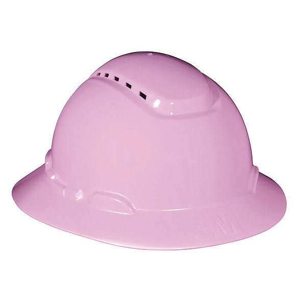 3M Full Brim Hard Hat, Type 1, Class C, Ratchet (4-Point), Pink, 20 PK H-813V-UV