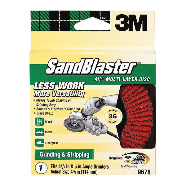 3M Right Angle Grinder Multi-Layer, PK10 9678