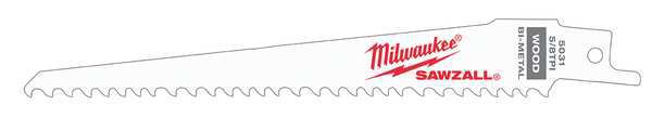 Milwaukee Tool 9" 5 TPI Sawzall  Blades (5 Pk) 48-00-5036