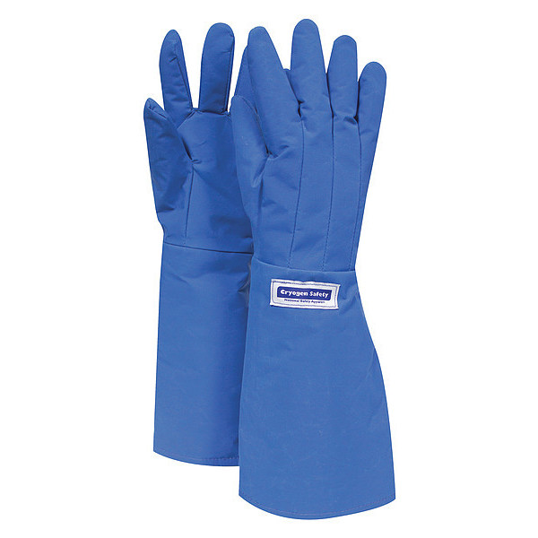 National Safety Apparel Cryogenic Glove, Blue, Olefin/Polyester, PR G99CRBERSMEL