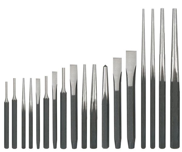 Westward Punch and Chisel Set, 18 Pc 2AJL7