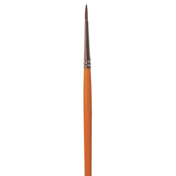 Wooster #2 Artist Paint Brush, Red Sable Bristle, Wood Handle F1627-2