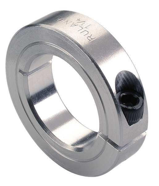 Ruland Shaft Collar, Clamp, 1Pc, 5/16 In, Alum CL-5-A