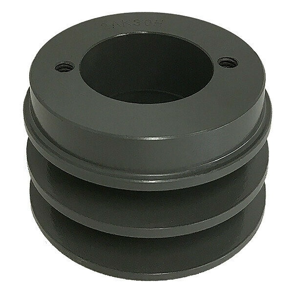 Zoro Select Bushing, 3.05 in dia. Outside, Cast Iron 2AK30X1