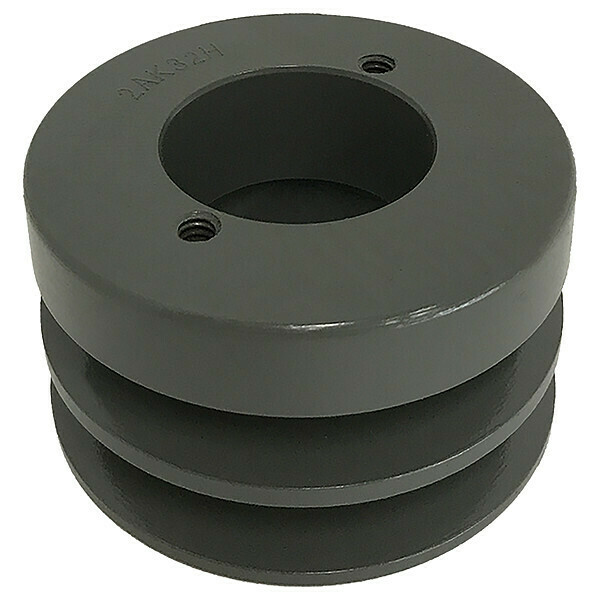 Zoro Select Bushing, 3.25 in dia. Outside, Cast Iron 2AK32H