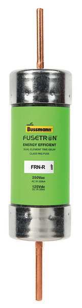 Eaton Bussmann Fuse, Time Delay, 350A, FRN-R Series, 250V AC, 250V DC,  8-5/8