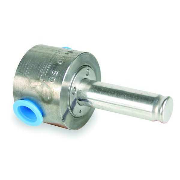 Dayton Stainless Steel Steam Solenoid Valve Less Coil, Normally Closed, 1/4 in Pipe Size 016661