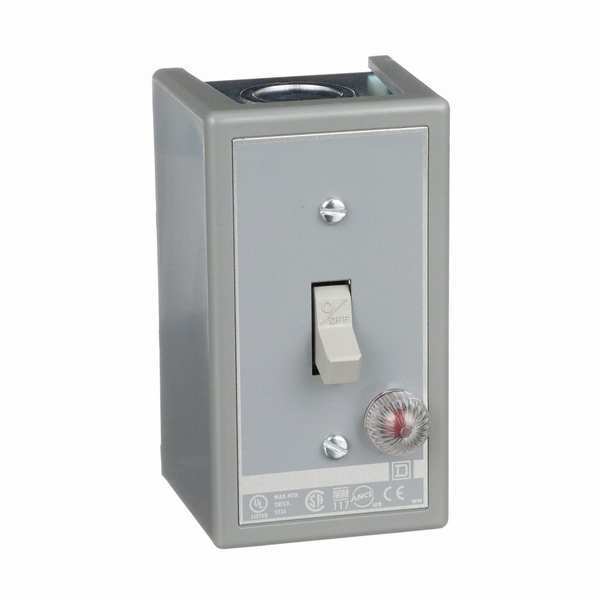 Square D Manual Motor Switch, NEMA, 16A, 600VAC, 2P 2510KG1B