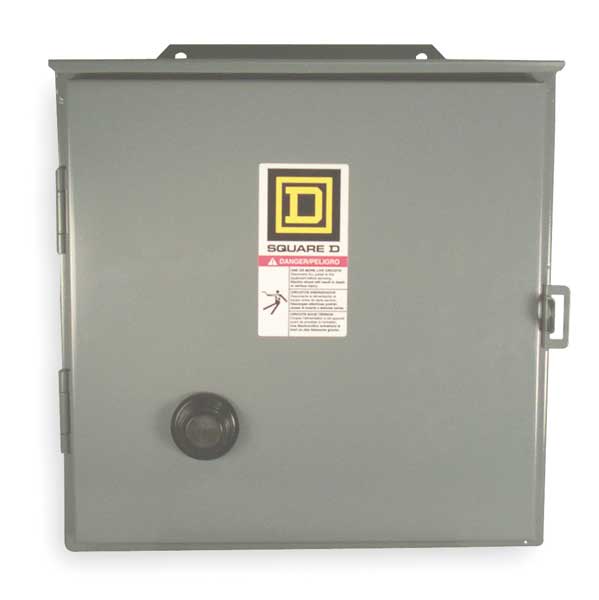 Square D Steel Enclosure, 12-3/4 in H, 6 in W, 8.53 in D, NEMA 12, Hinged 9991SCA11