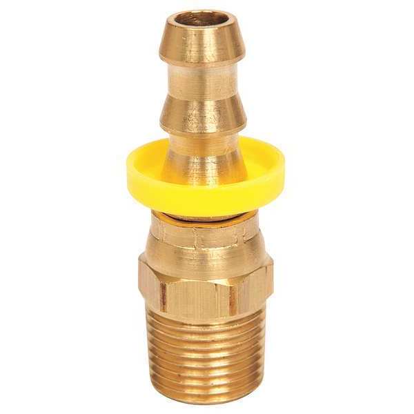 Continental Straight Swivel 1/2 in Hose I.D, 3/8"-18 Thread PB-NPMX-0806